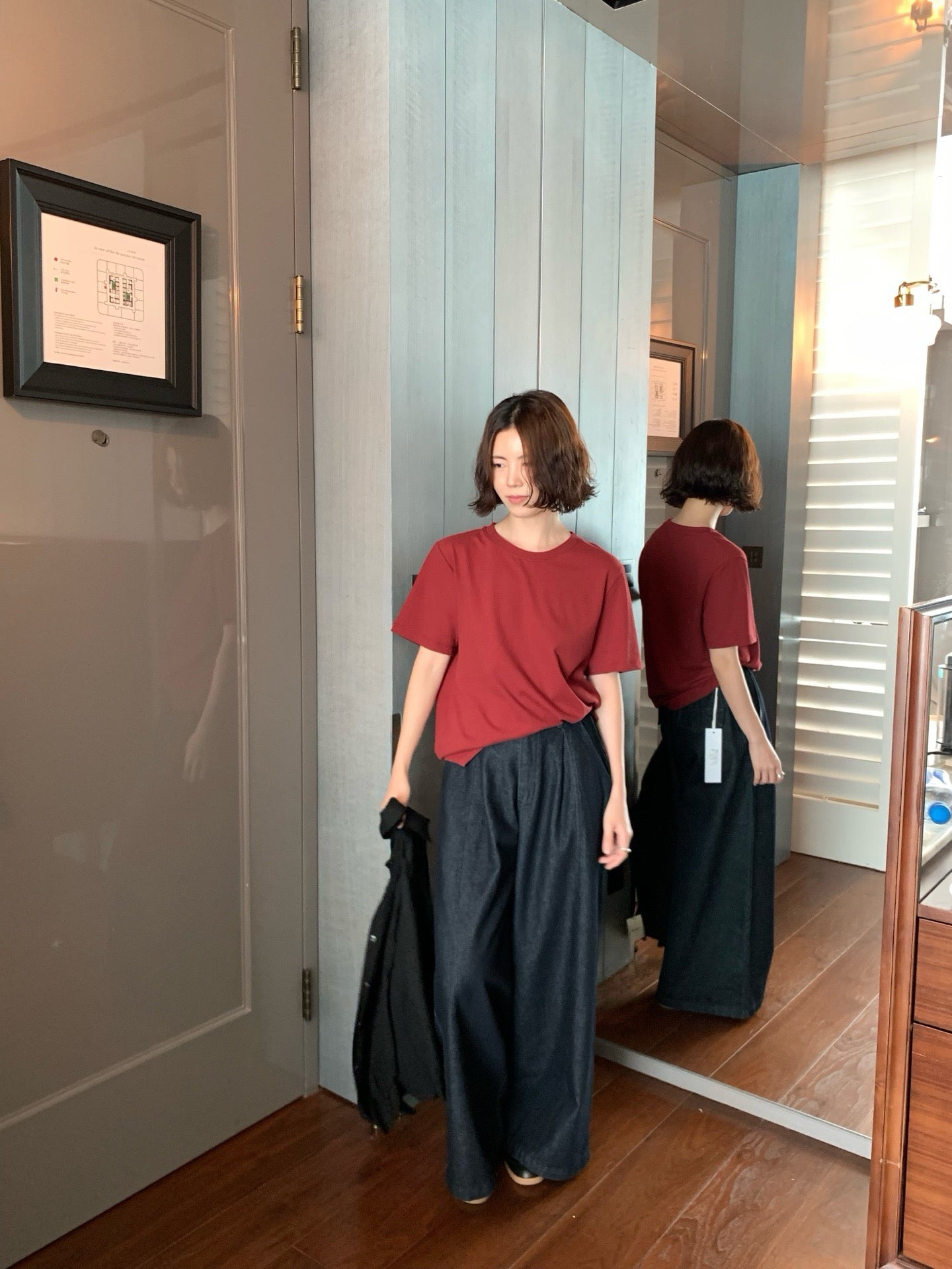 (現貨) // 觸感滿分雲朵絨基礎圓領TEE