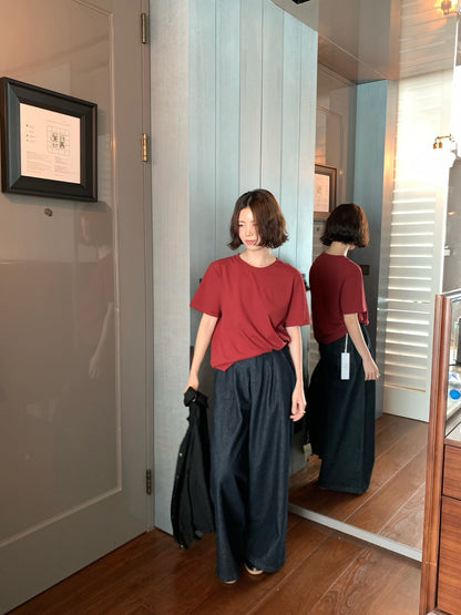 (現貨) // 觸感滿分雲朵絨基礎圓領TEE