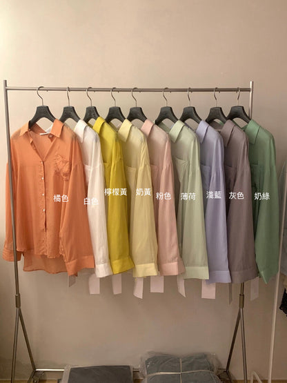 // 超舒服天絲料防曬恤衫￼