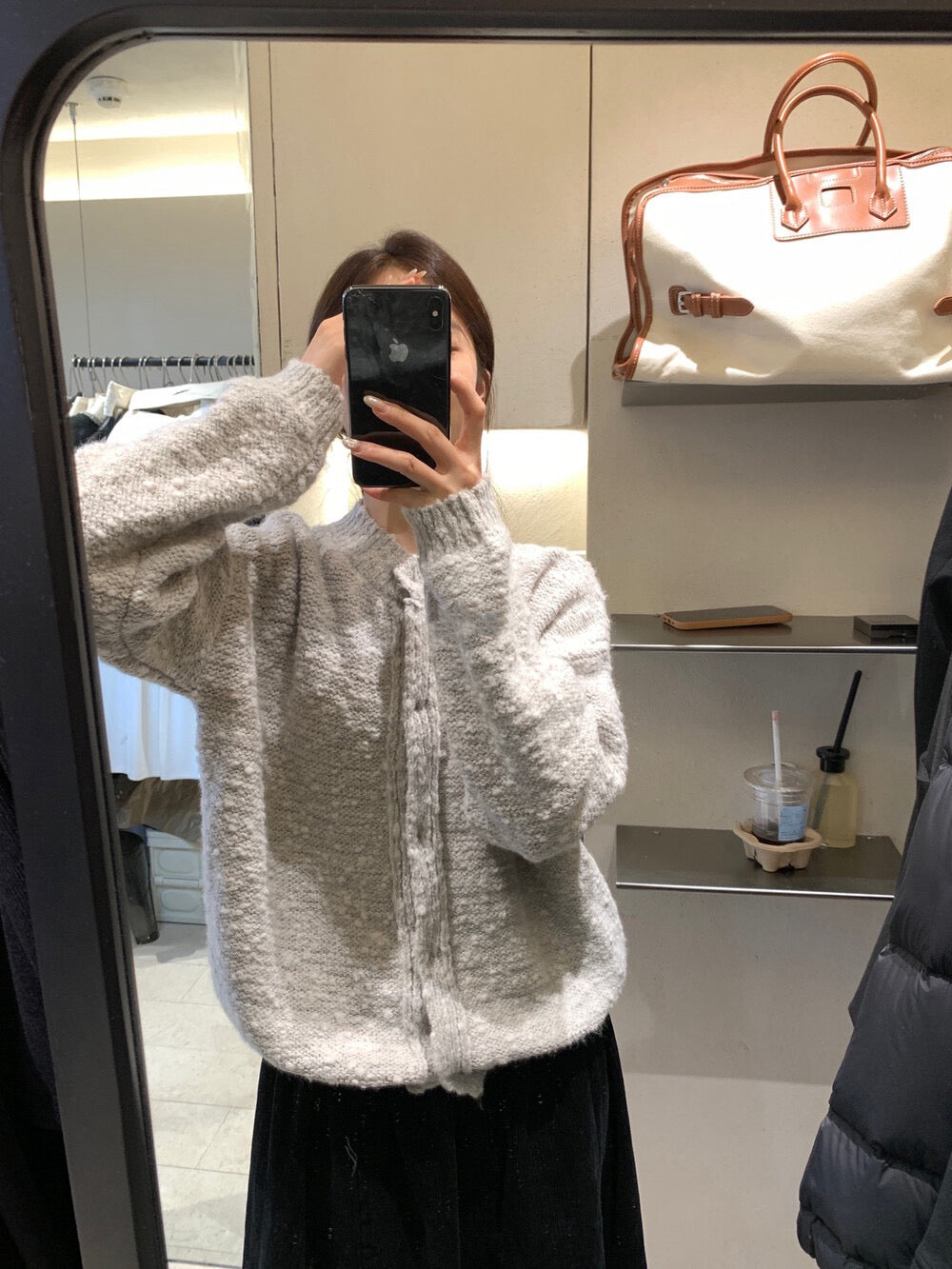 // 肌理感圓領混針感CD