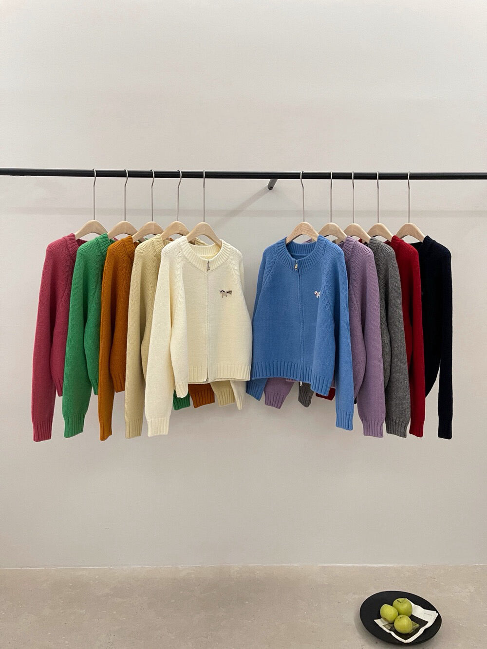 // 可愛動物刺繡上下拉鍊CD