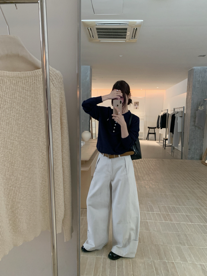 // 超帥特別口袋設計工裝褲