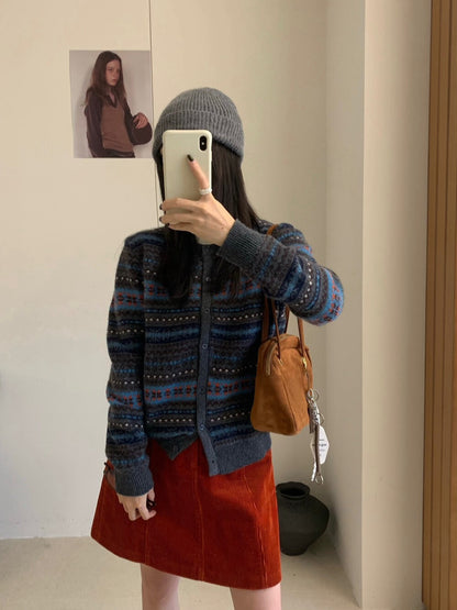 // 復古撞色民族patterns CD