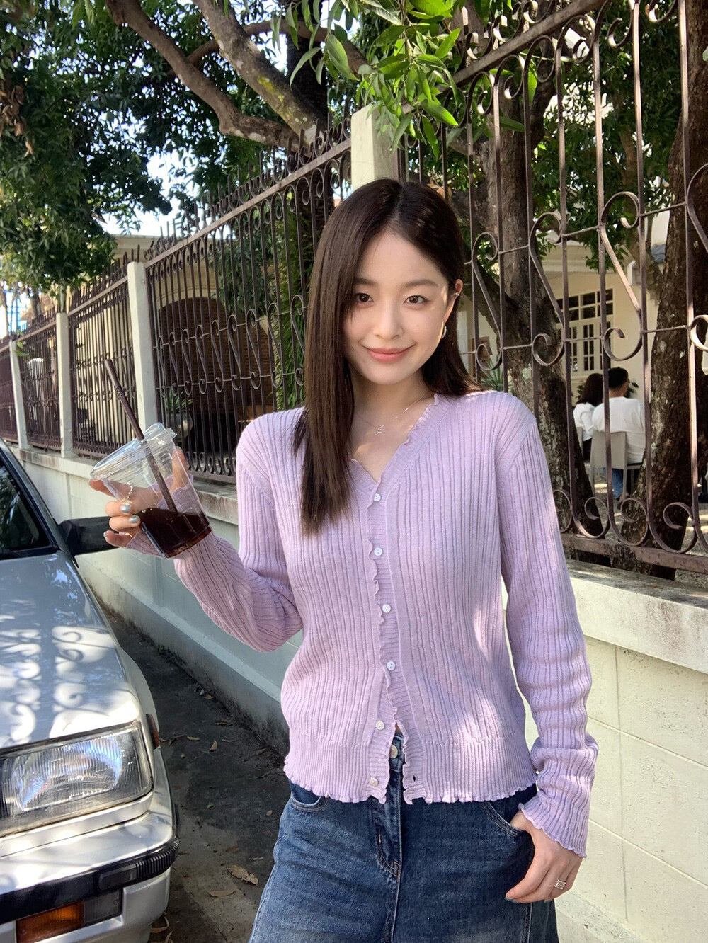 // 波浪卷卷邊直紋CD