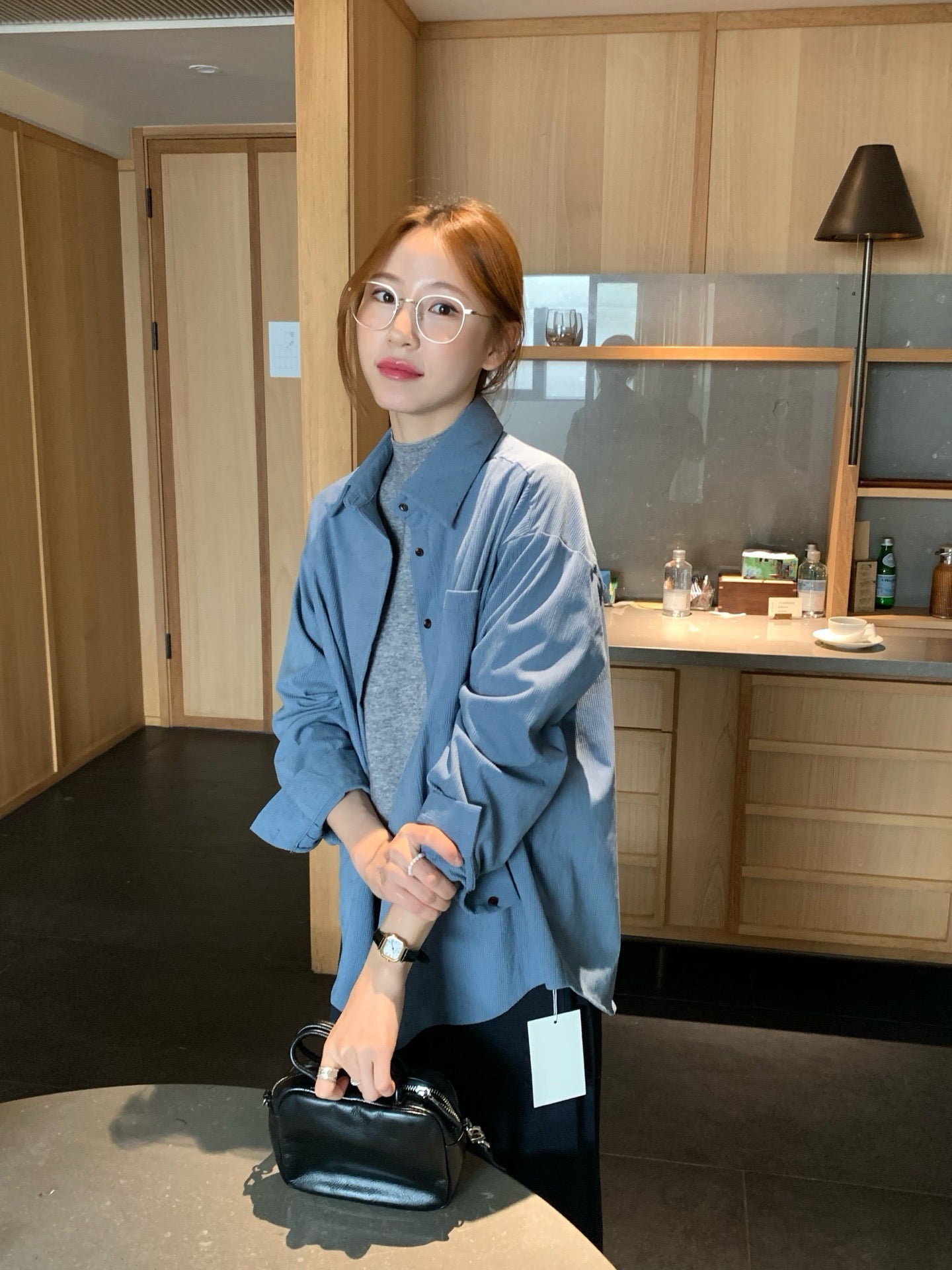 // 多色超柔軟燈芯絨口袋SH