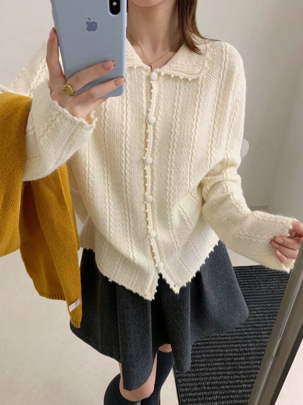 // 超精緻花邊織紋開胸NT