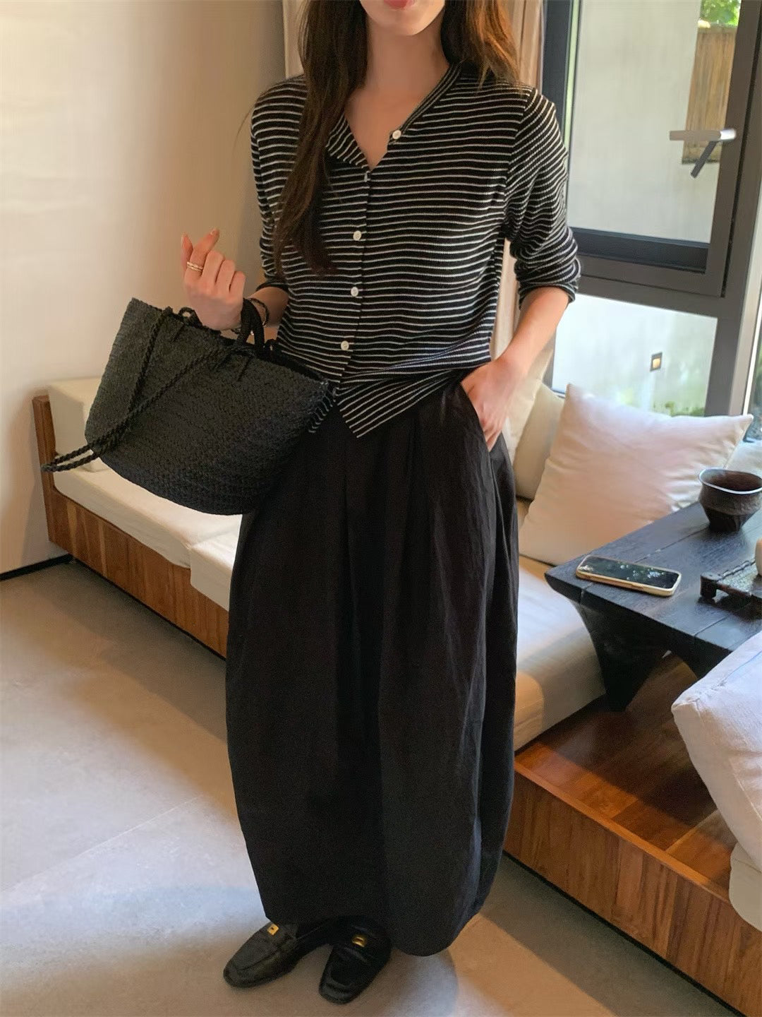 // 梨型身材必入花苞中裙