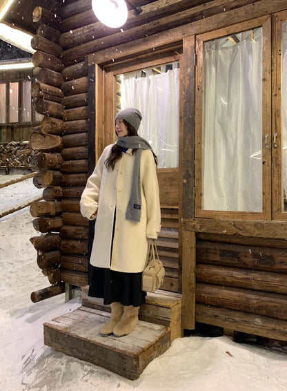 // 極高質20%alpaca+80%fine wool手工羊駝絨外套