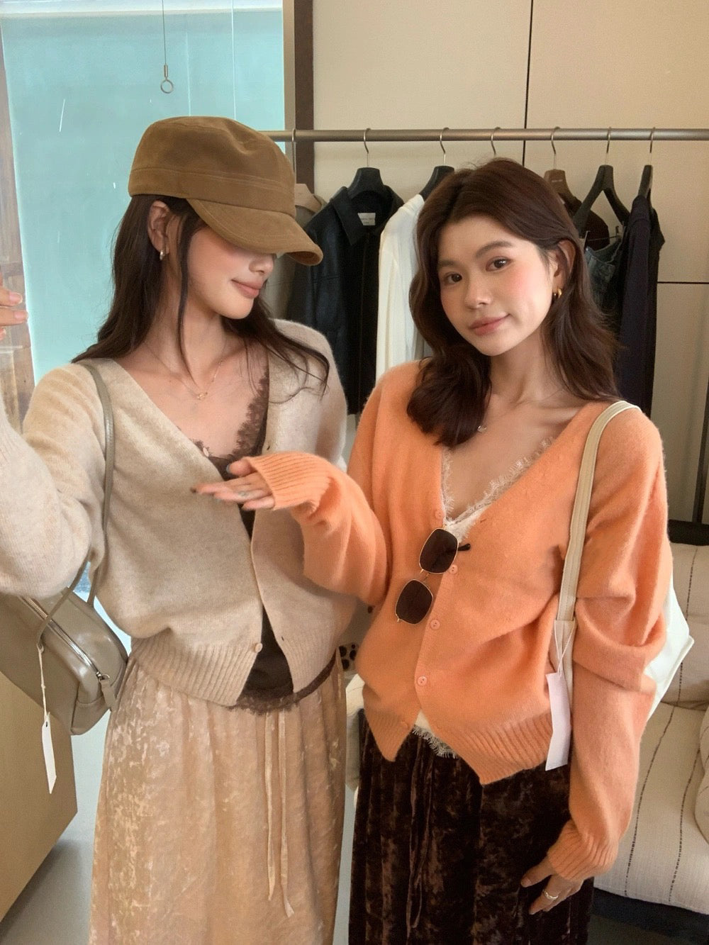 C36 / 必入顏色超美V領羊毛外套(100%羊毛)