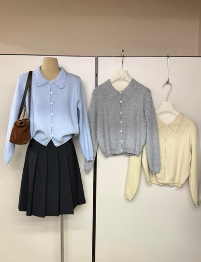 // 超美鈎花邊翻領開胸NT