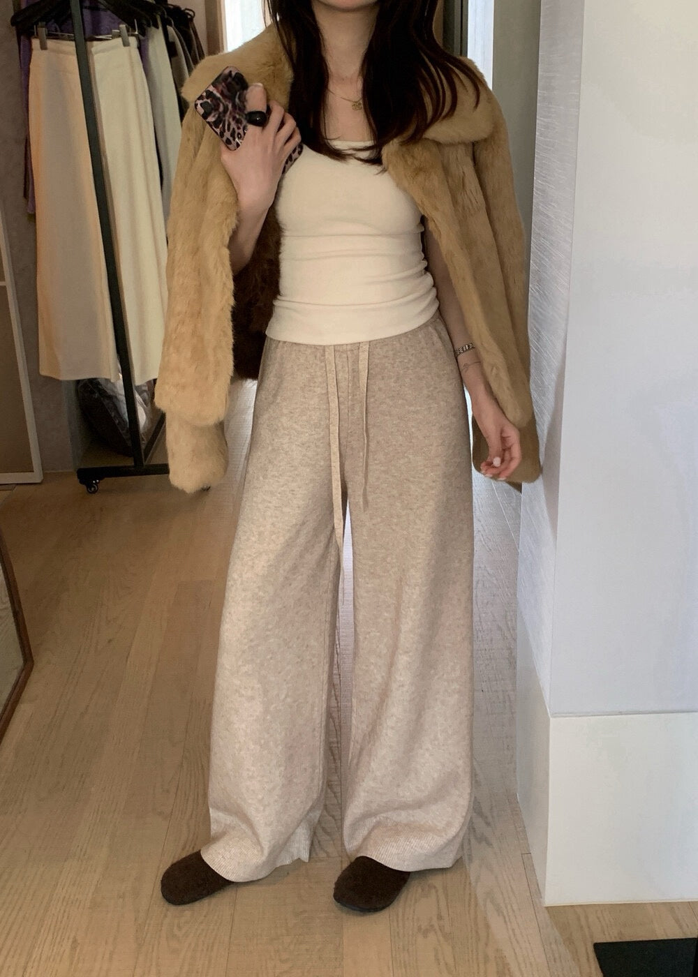 // 萬能百搭顯瘦針織休閒褲