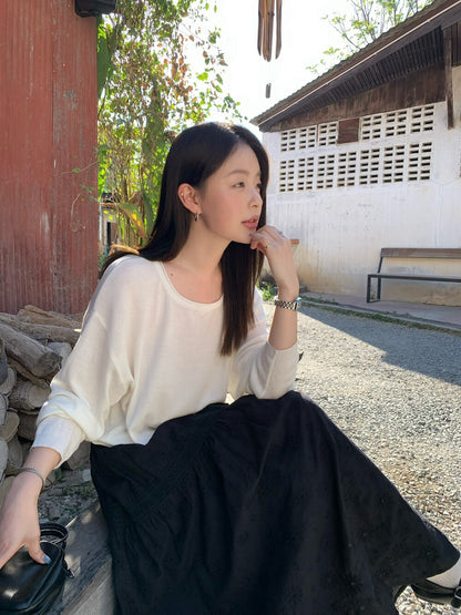 🐑 5%羊毛混紋慵懶感長袖針織
