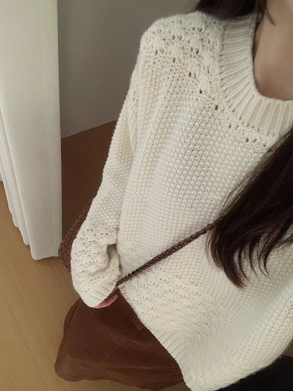 // 菠蘿針重工粗針毛衣