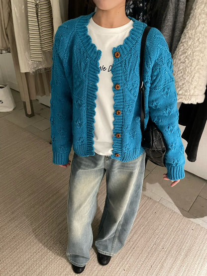 // 20%wool法式復古鈎花CD