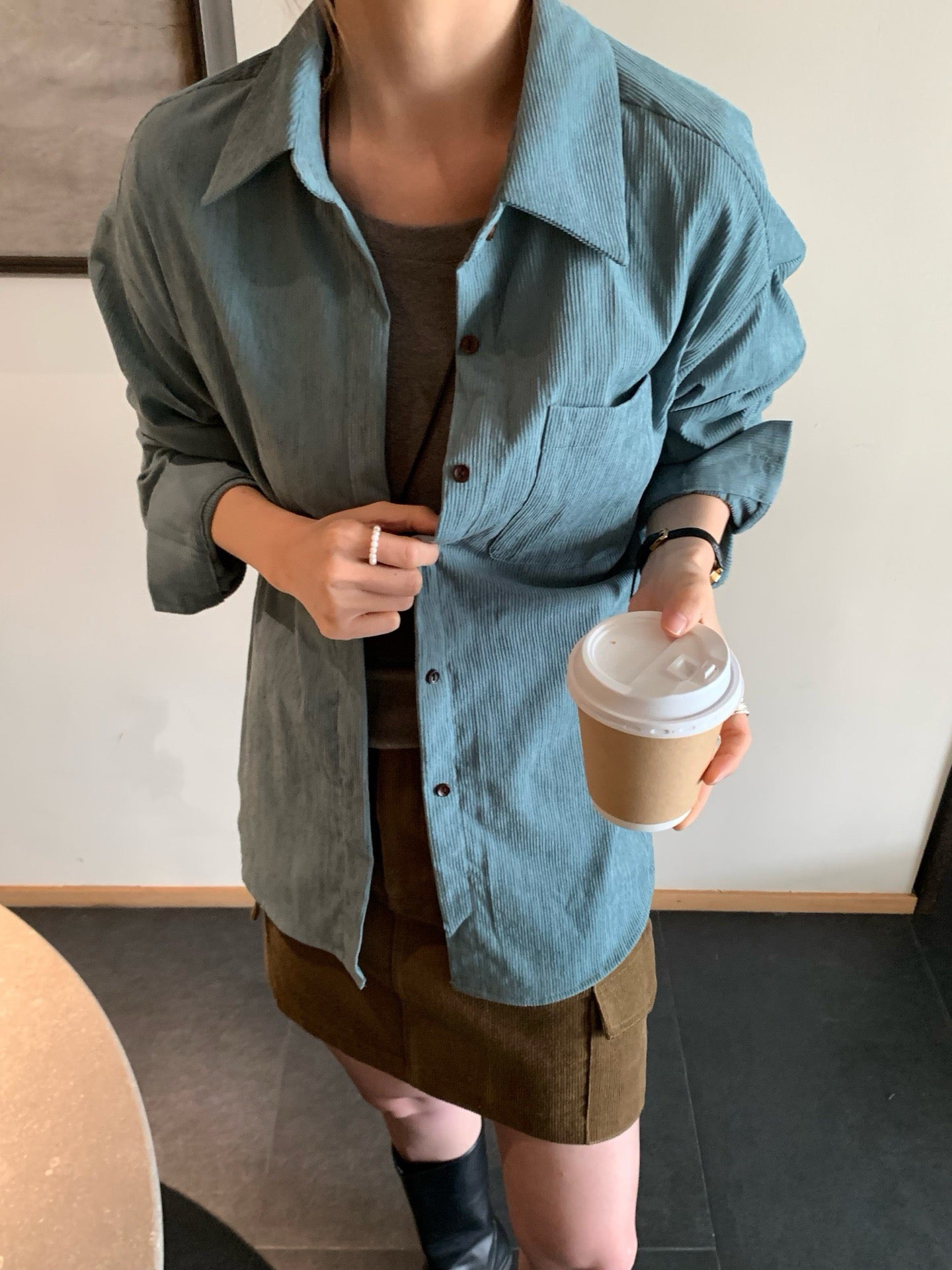 // 多色超柔軟燈芯絨口袋SH