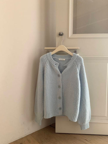 // 溫柔色10%軟糯插肩圓領CD