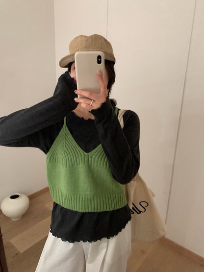 // 5%fine wool超親膚大彈性木耳邊TEE