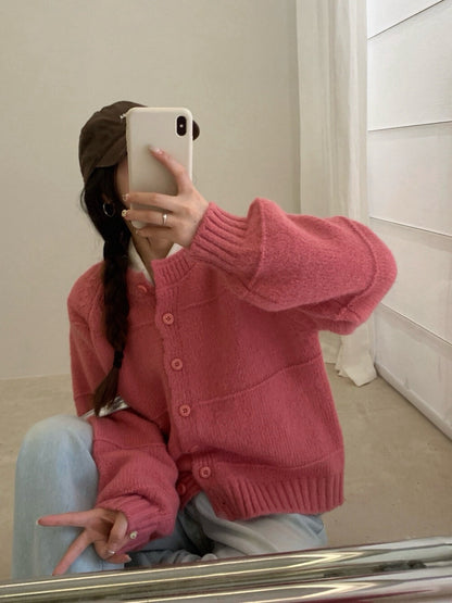 // 立體線條高飽和顏色織紋圓領CD