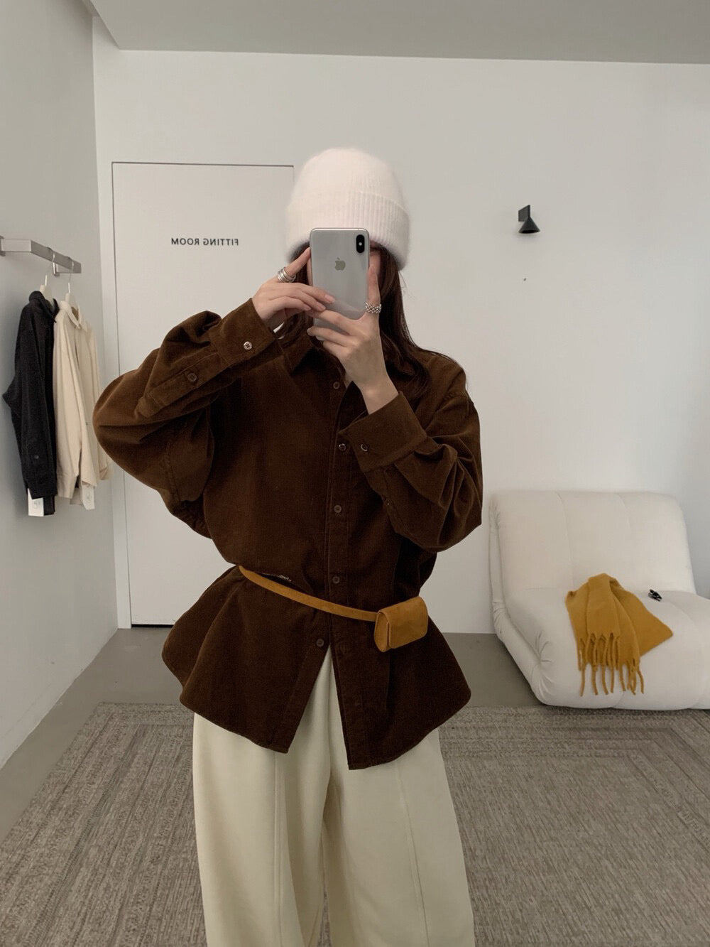 // 高質刺繡字燈芯絨SH