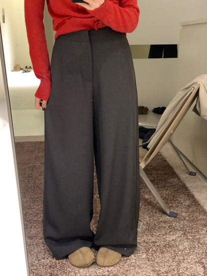 (現貨) // 超顯腿直光版垂感西褲