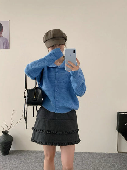 // 超精緻鈎花邊圓翻領特別織紋CD