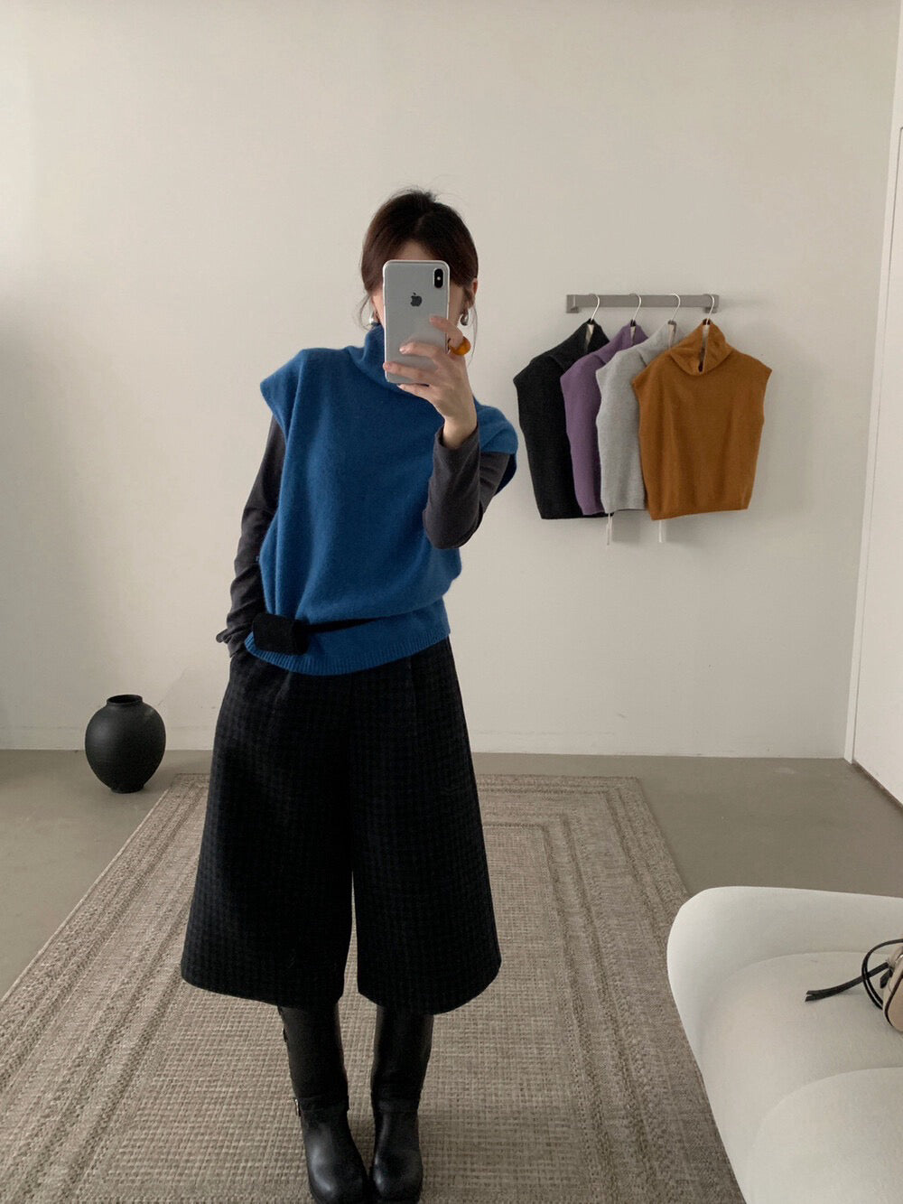 // raccoon+wool垂垂領疊穿必入小短袖NT