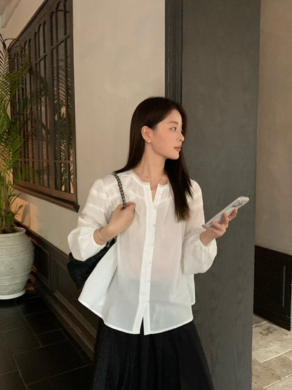 // 復古lace邊壓褶設計BL