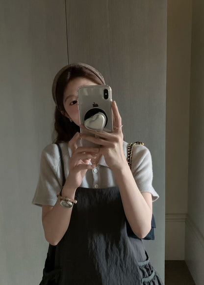 // 秋季薄羊毛翻領polo NT