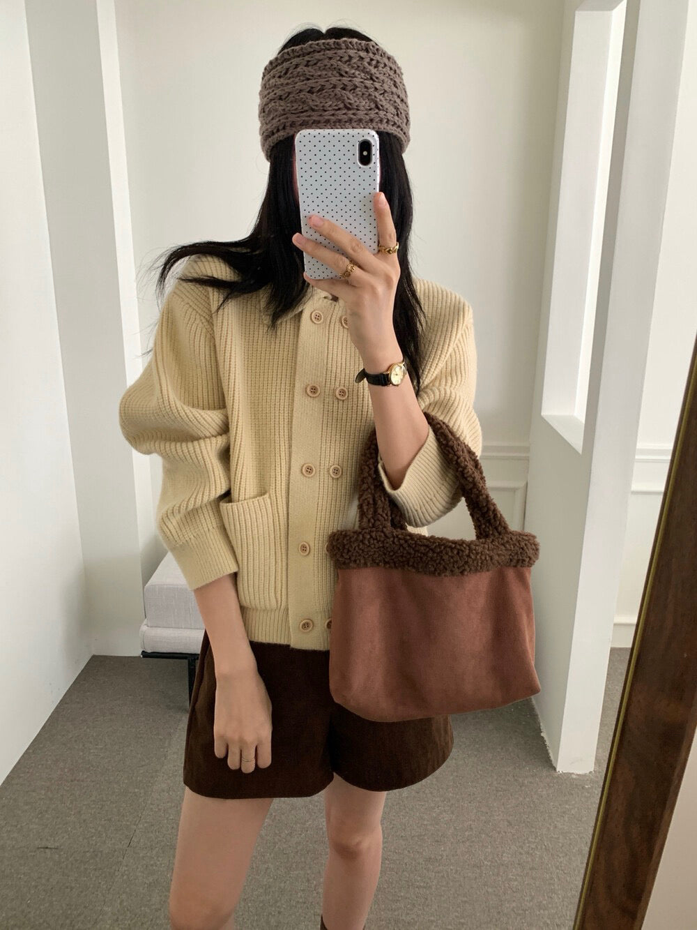 // 慵懶感雙排扣口袋翻領CD