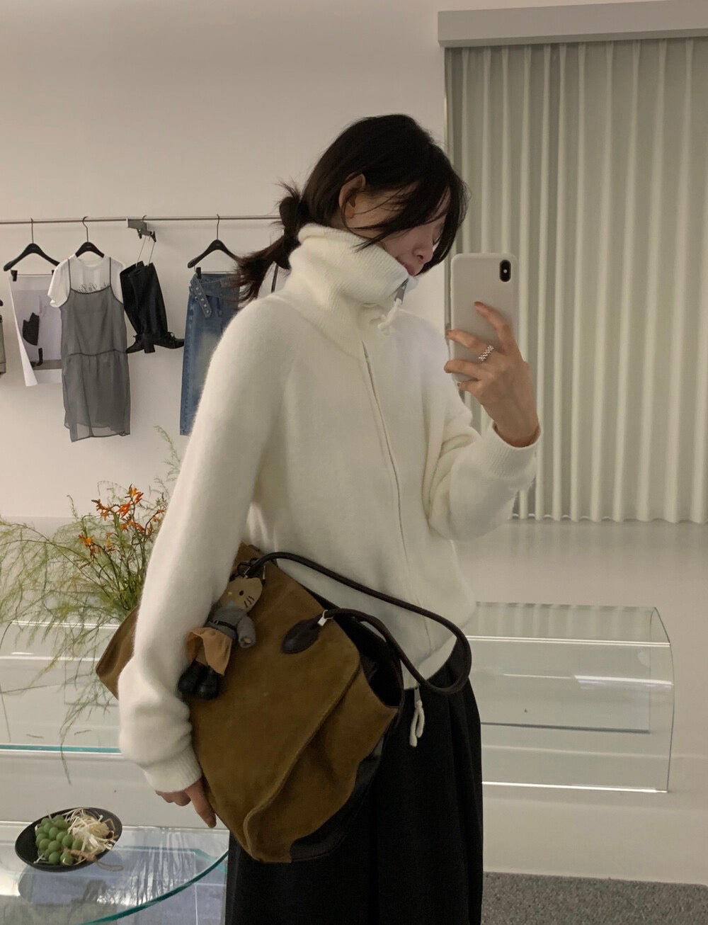 // 10%兔毛連糯拉鍊CD