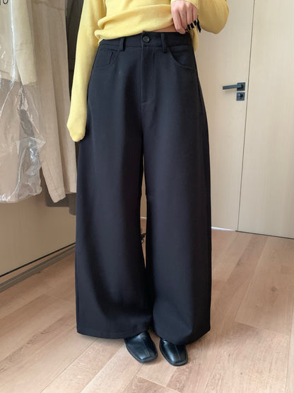 // 簡約淨版挺身全長西褲