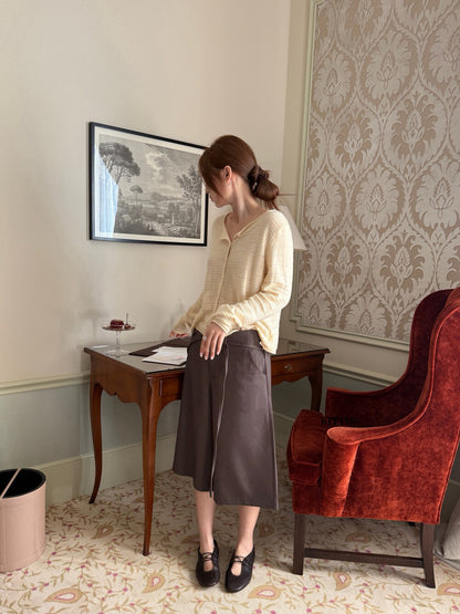 P04 / 連腰帶七分帥氣西褲