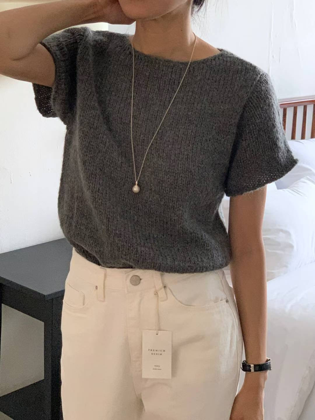 // alpaca手工織感短袖NT