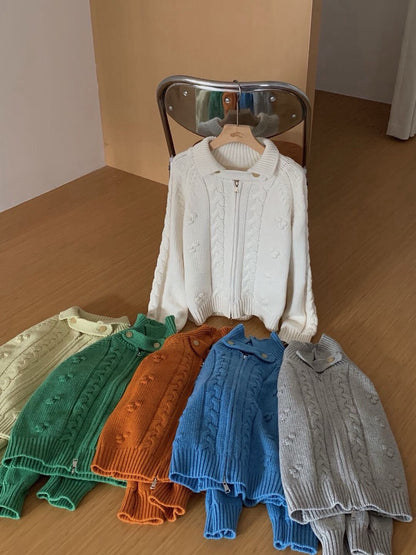 // 可立領麻花上下拉鍊CD