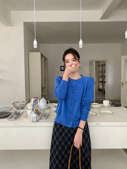 // 精緻鈎花邊小金鈕CD