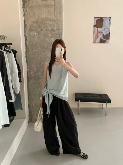 // 夏天必入綁結設計清爽背心