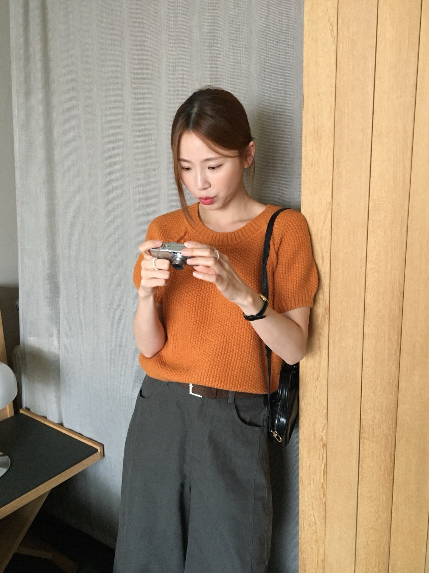 (部分現貨) // 簡約插肩圓領短袖NT