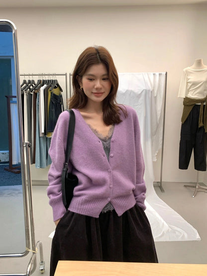 C36 / 必入顏色超美V領羊毛外套(100%羊毛)