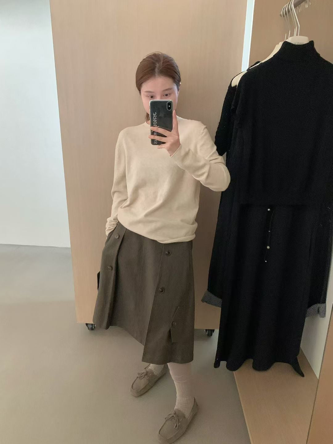 // whole garment親膚羊毛卷邊NT
