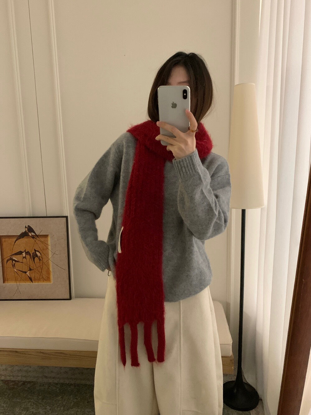 // 100%羊毛高質拉絨半領NT