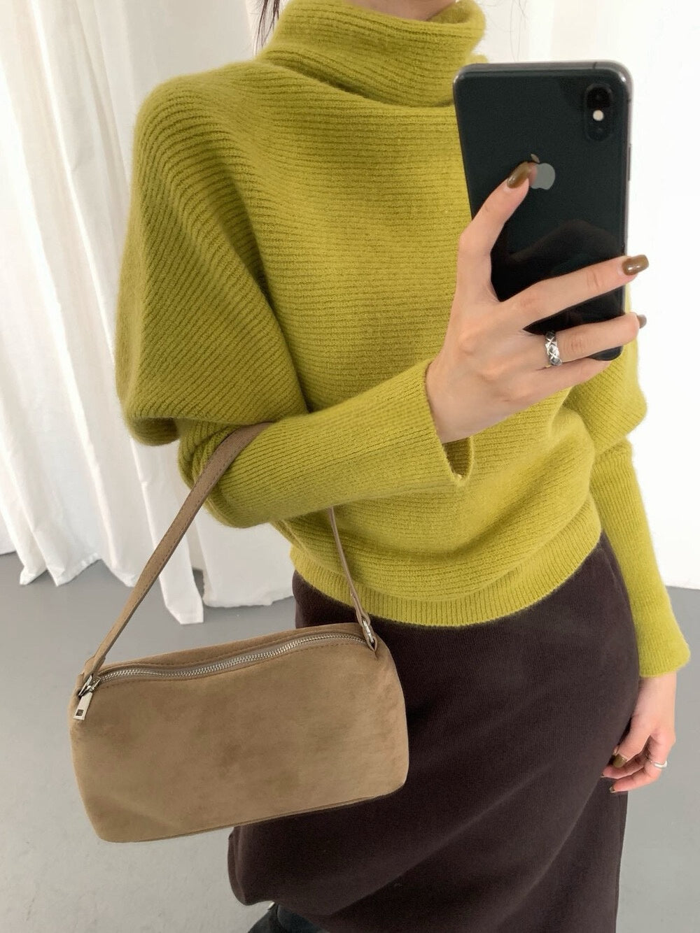 // 堆堆領慵懶感蝙蝠袖NT