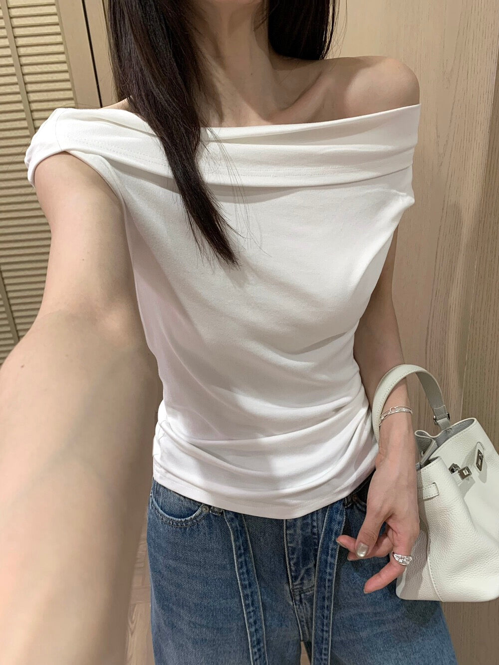 B53 / 溫柔風一件多穿95%棉質TEE