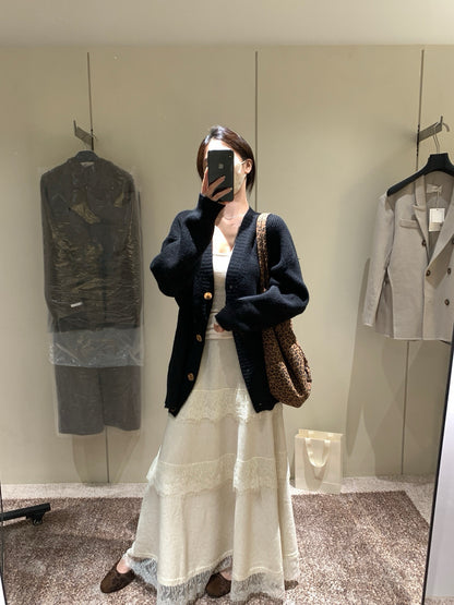 // 慵懶感中長大毛衣外套