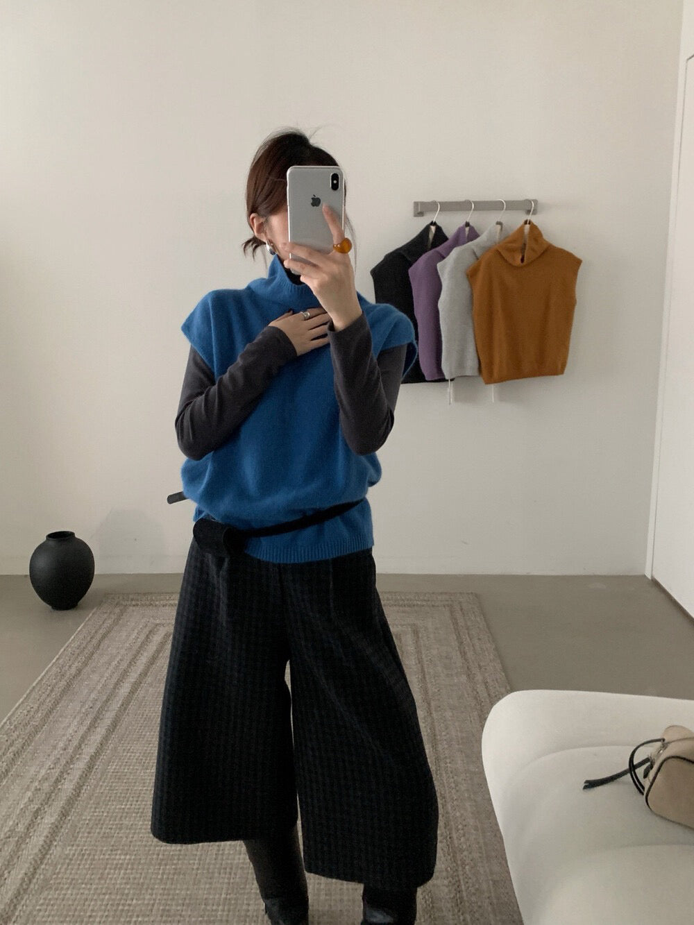 // raccoon+wool垂垂領疊穿必入小短袖NT