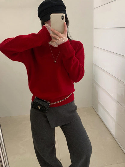 // 100%綿羊毛拼珍珠lace邊NT