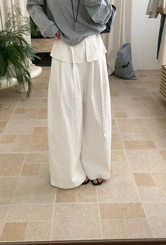 🧋 自帶裙簾設計感檔口爆款褲