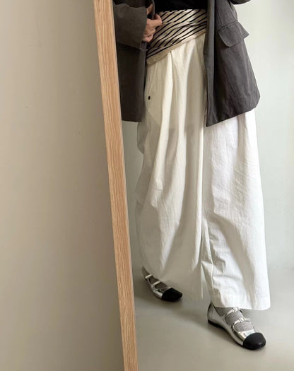 // 雙帶拼色深口Maryjane