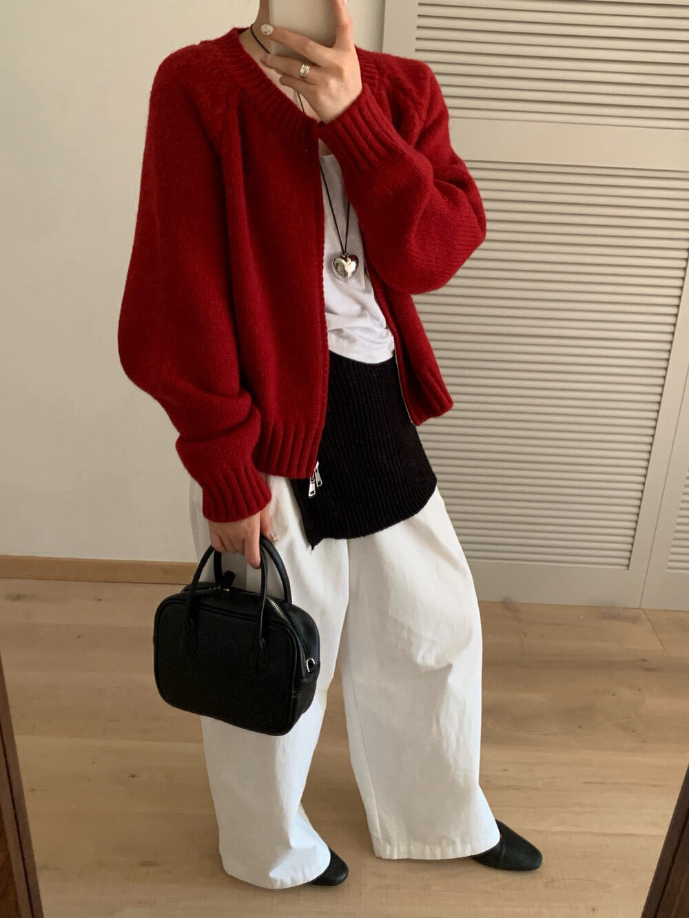 // 檔口爆款10色落肩拉鍊圓領CD