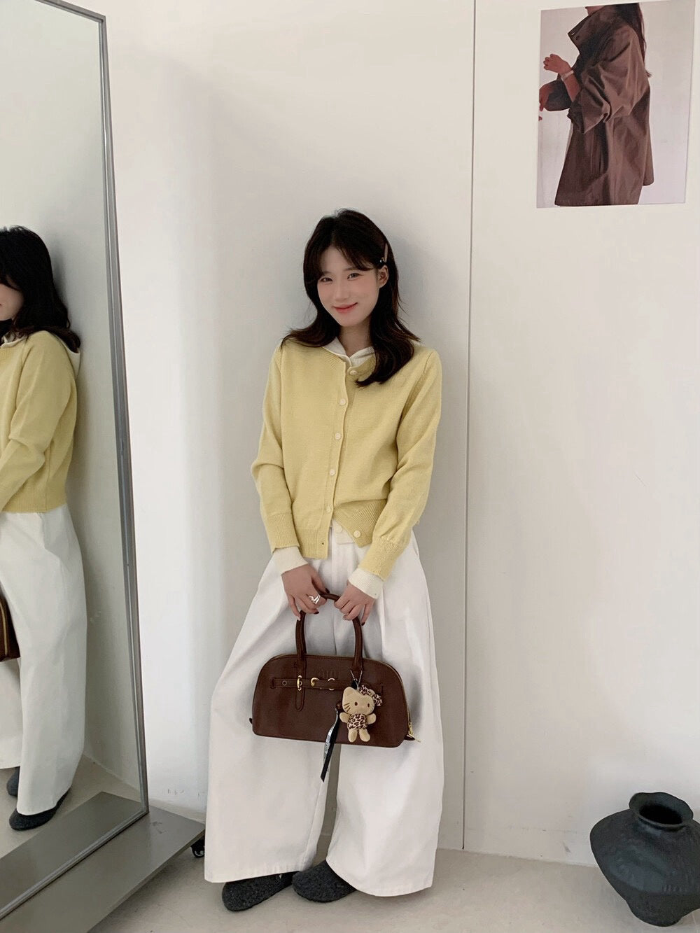 // 超美配色假兩件連帽外套NT