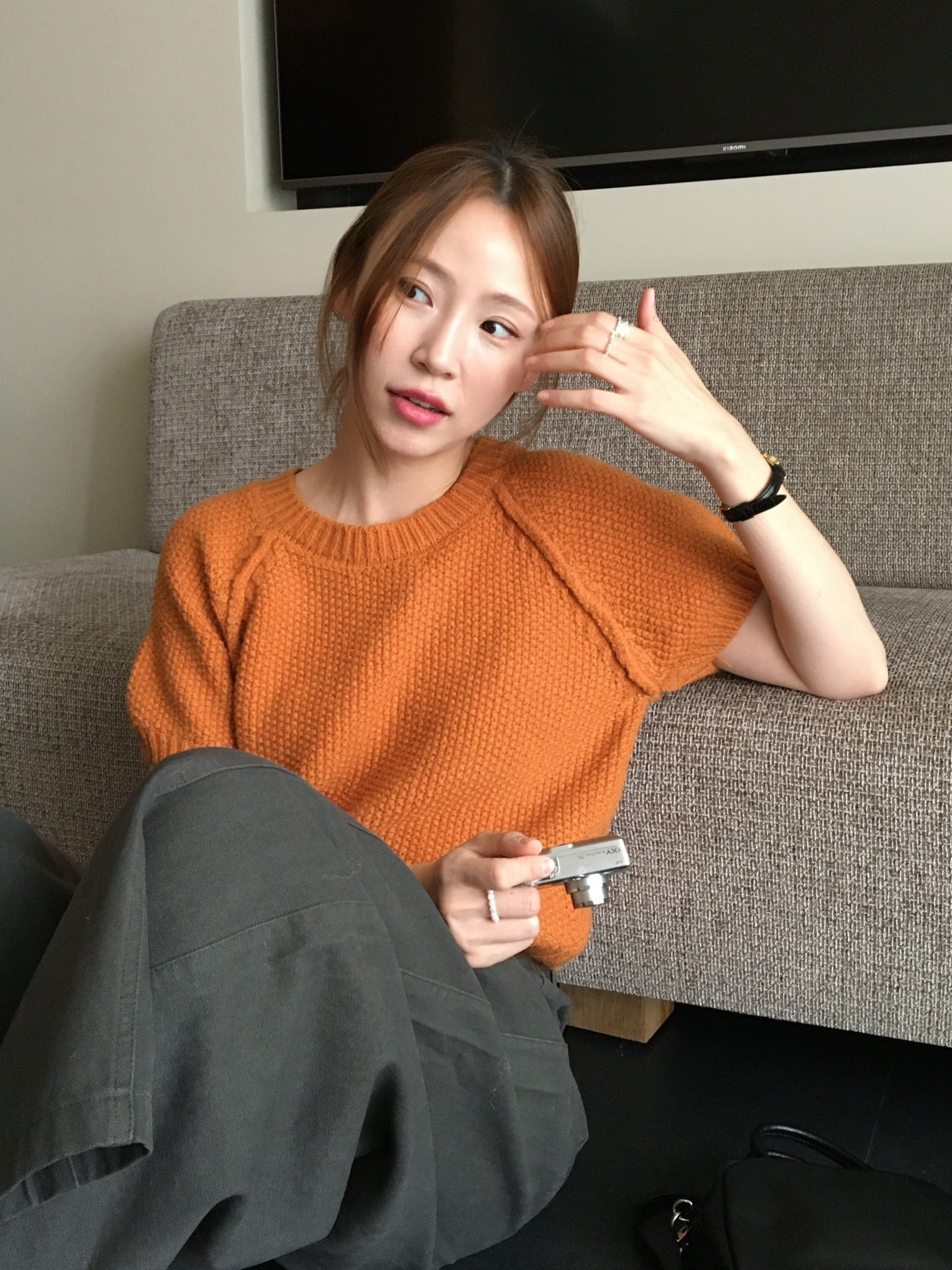 (部分現貨) // 簡約插肩圓領短袖NT